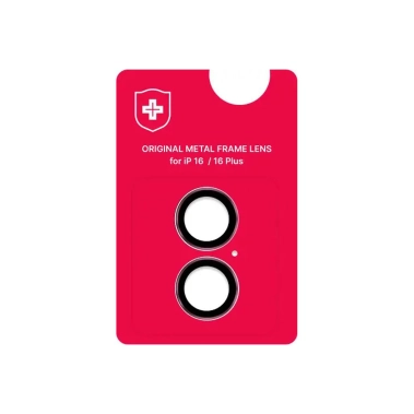 Линза на камеру +NEU Chatel Metal Frame Lens Protector Glass for iPhone 16/16 Plus Pink - цена, характеристики, отзывы, рассрочка, фото 1