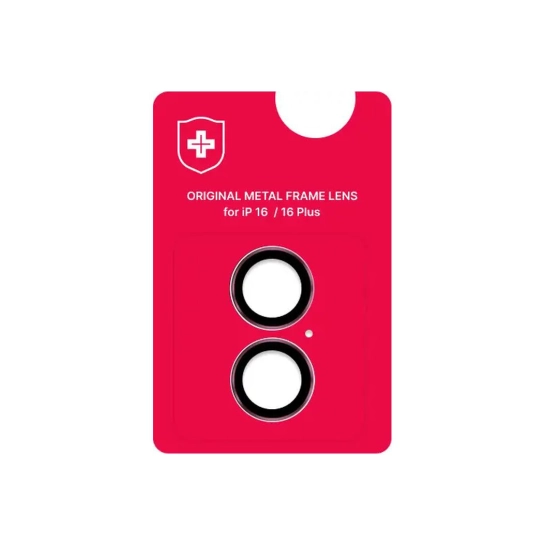 Линза на камеру +NEU Chatel Metal Frame Lens Protector Glass for iPhone 16/16 Plus Pink