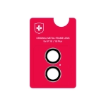 Линза на камеру +NEU Chatel Metal Frame Lens Protector Glass for iPhone 16/16 Plus Silver