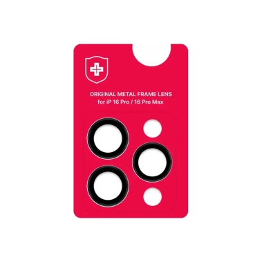 Линза на камеру +NEU Chatel Metal Frame Lens Protector Glass for iPhone 16 Pro/16 Pro Max Black