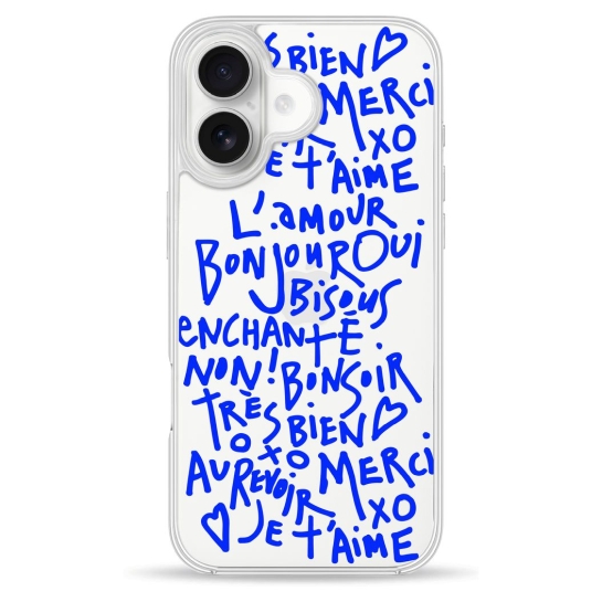 Чохол Pump Clear Case for iPhone 16 Bonjour L