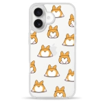 Чехол Pump Clear Case for iPhone 16 Corgi Dog