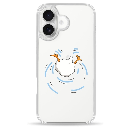 Чехол Pump Clear Case for iPhone 16 Duck Dives - цена, характеристики, отзывы, рассрочка, фото 1