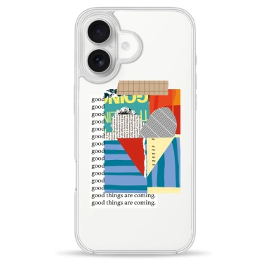 Чохол Pump Clear Case для iPhone 16 Good Things Are Coming - цена, характеристики, отзывы, рассрочка, фото 1