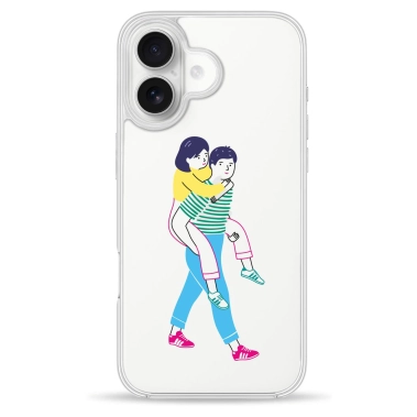 Чохол Pump Clear Case for iPhone 16 Young Couple - цена, характеристики, отзывы, рассрочка, фото 1