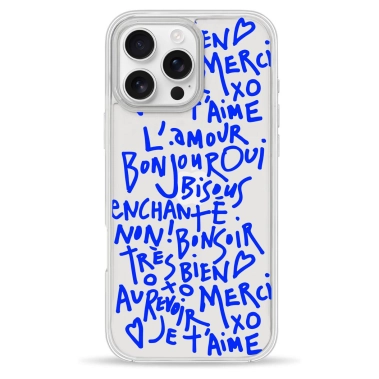 Чехол Pump Clear Case for iPhone 16 Pro Max Bonjour L'amour - цена, характеристики, отзывы, рассрочка, фото 1