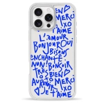Чехол Pump Clear Case for iPhone 16 Pro Bonjour L'amour