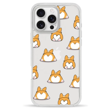 Чохол Pump Clear Case для iPhone 16 Pro Max Corgi Dog - цена, характеристики, отзывы, рассрочка, фото 1