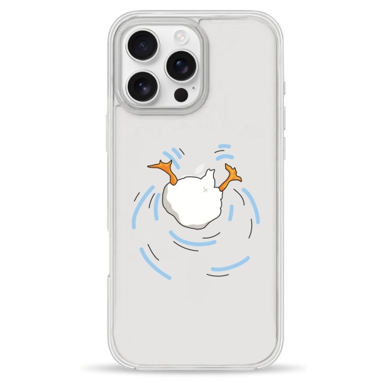 Чехол Pump Clear Case for iPhone 16 Pro Duck Dives - цена, характеристики, отзывы, рассрочка, фото 1