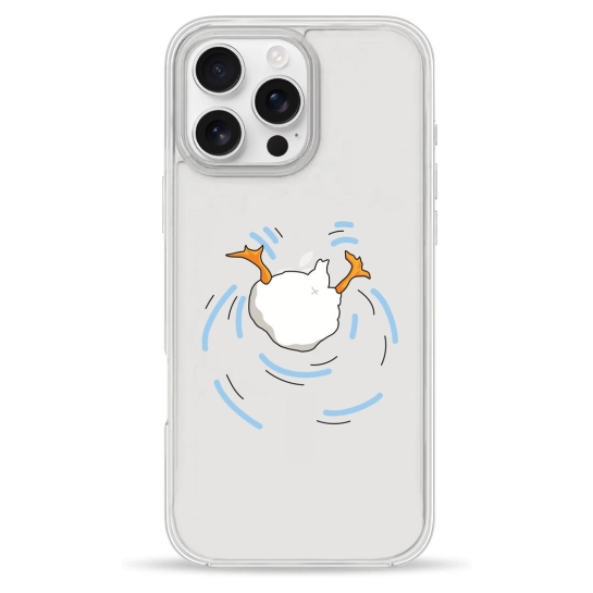 Чохол Pump Clear Case для iPhone 16 Pro Duck Dives