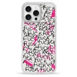 Чохол Pump Clear Case for iPhone 16 Pro Max F#ck