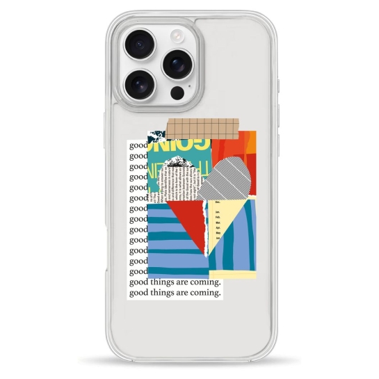 Чехол Pump Clear Case for iPhone 16 Pro Good Things Are Coming - цена, характеристики, отзывы, рассрочка, фото 1