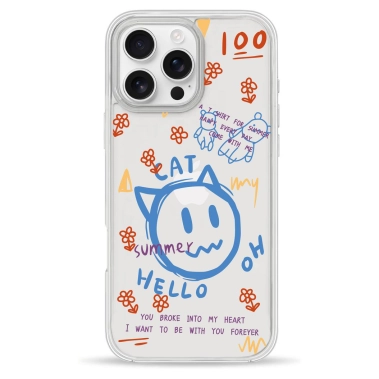 Чохол Pump Clear Case для iPhone 16 Pro Max Hello Cat - цена, характеристики, отзывы, рассрочка, фото 1