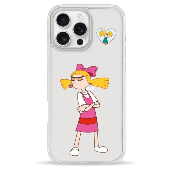 Чохол Pump Clear Case для iPhone 16 Pro Hey Arnold! - ціна, характеристики, відгуки, розстрочка, фото 1