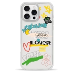 Чохол Pump Clear Case для iPhone 16 Pro Stickers