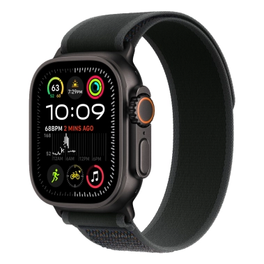 Смарт-часы Apple Watch Ultra 2 (2024) GPS + Cellular 49 mm Black Titanium Case with Black Trail Loop - M/L - цена, характеристики, отзывы, рассрочка, фото 1