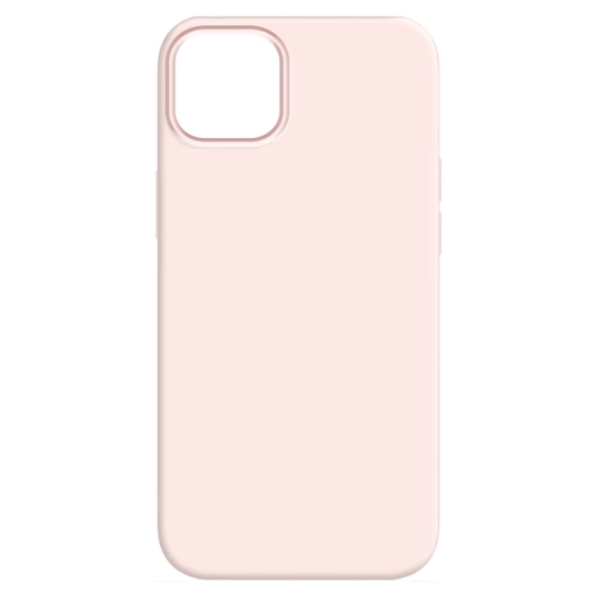 Чехол MAKE Silicone Case for iPhone 14 Plus Chalk Pink