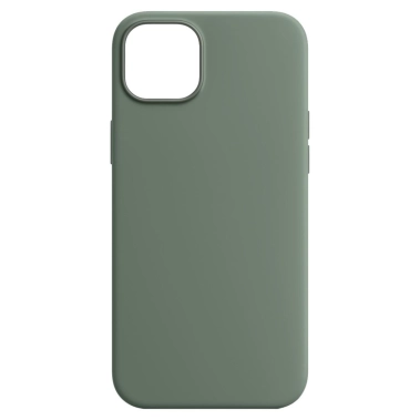 Чехол MAKE Silicone Case for iPhone 15 Plus Green - цена, характеристики, отзывы, рассрочка, фото 1