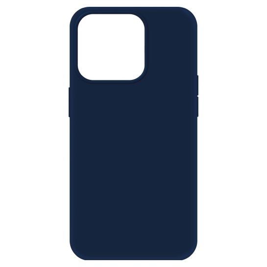 Чехол MAKE Silicone Case for iPhone 15 Pro Navy Blue - цена, характеристики, отзывы, рассрочка, фото 1