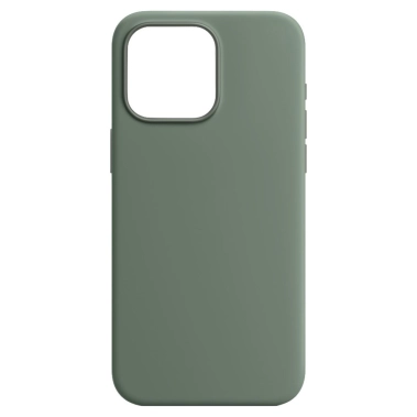Чехол MAKE Silicone Case for iPhone 15 Pro Max Green - цена, характеристики, отзывы, рассрочка, фото 1