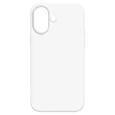 Чехол MAKE Silicone Case for iPhone 16 White - цена, характеристики, отзывы, рассрочка, фото 1