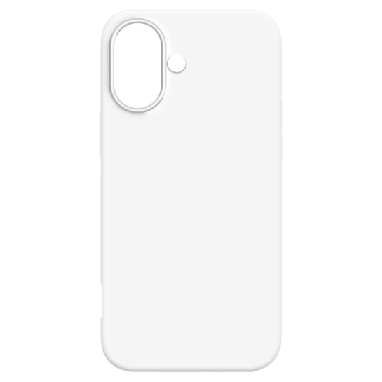 Чехол MAKE Silicone Case for iPhone 16 White