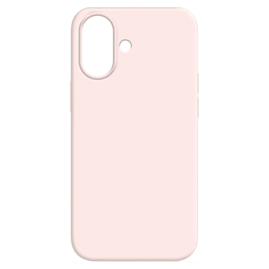 Чохол MAKE Silicone Case for iPhone 16 Chalk Pink