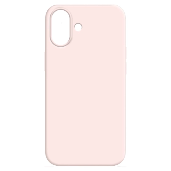 Чохол MAKE Silicone Case for iPhone 16 Plus Chalk Pink