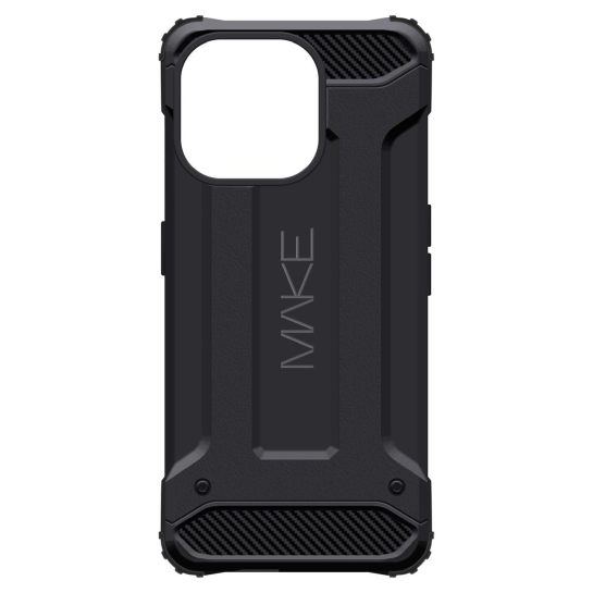 Чехол MAKE Panzer Case for iPhone 15 Pro Max Black - цена, характеристики, отзывы, рассрочка, фото 1