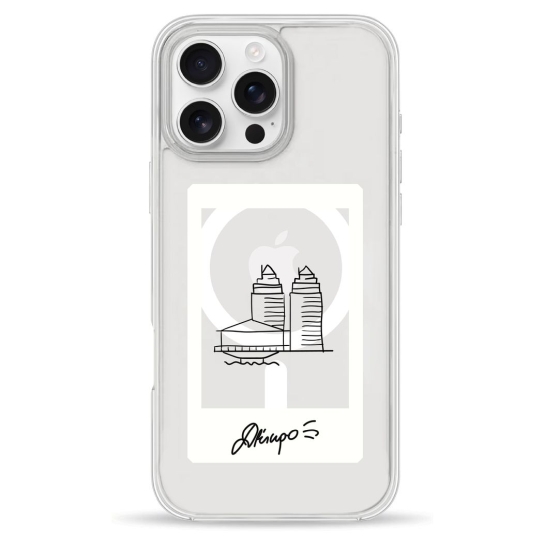 Чехол Pump Clear Case with MagSafe for iPhone 16 Pro Dnipro - цена, характеристики, отзывы, рассрочка, фото 1