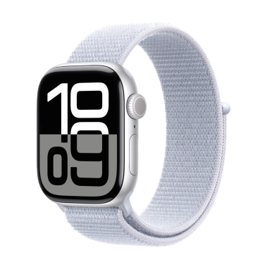 Смарт-годинник Apple Watch Series 10 GPS 46mm Silver Aluminum Case with Blue Cloud Sport Loop - цена, характеристики, отзывы, рассрочка, фото 1
