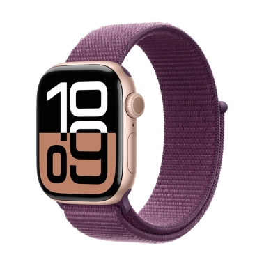 Смарт-годинник Apple Watch Series 10 GPS 46mm Rose Gold Aluminum Case with Plum Sport Loop - цена, характеристики, отзывы, рассрочка, фото 1