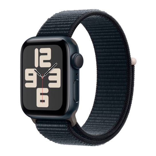 Смарт-часы Apple Watch SE 2 (2024) GPS 44mm Midnight Aluminium Case with Ink Sport Loop - цена, характеристики, отзывы, рассрочка, фото 1