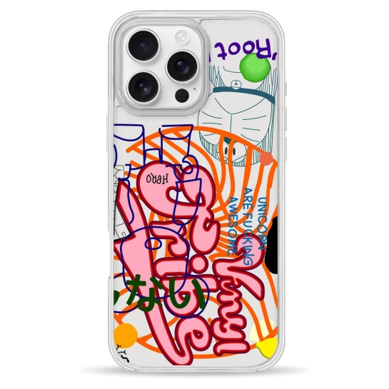 Чехол Pump Clear Case for iPhone 16 Pro Max Vinyl Tribe
