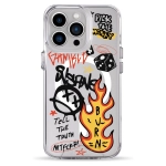 Чохол Pump Clear Case with MagSafe for iPhone 13 Pro Burn Graffiti