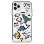 Чохол Pump Clear Case for iPhone 11 Pro Max Dinosaurs
