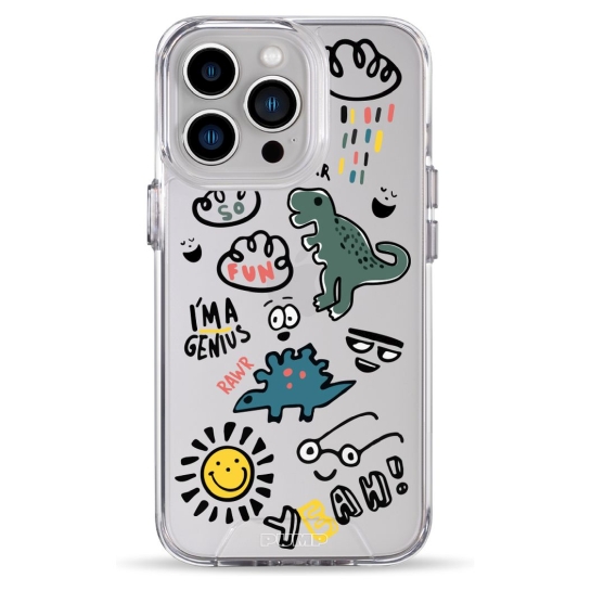 Чехол Pump Clear Case for iPhone 13 Pro Dinosaurs - цена, характеристики, отзывы, рассрочка, фото 1