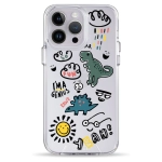 Чохол Pump Clear Case for iPhone 14 Pro Max Dinosaurs