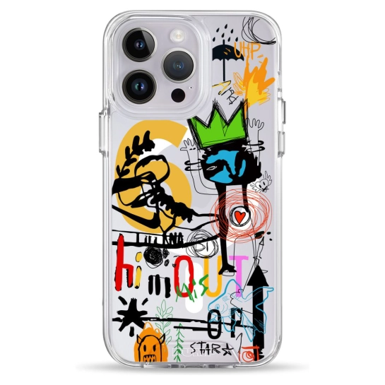 Чохол Pump Clear Case with MagSafe for iPhone 14 Pro Urban Crown