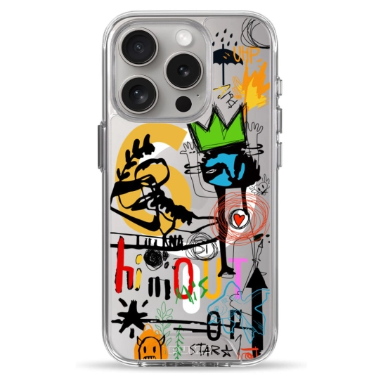 Чохол Pump Clear Case with MagSafe for iPhone 15 Pro Urban Crown