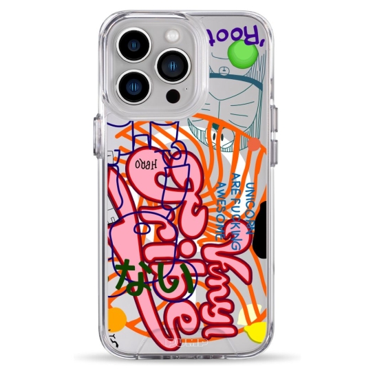 Чохол Pump Clear Case with MagSafe for iPhone 13 Pro Vinyl Tribe - ціна, характеристики, відгуки, розстрочка, фото 1