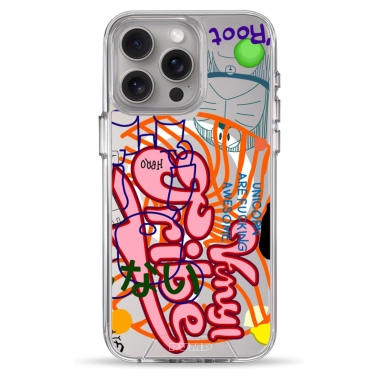 Чохол Pump Clear Case with MagSafe for iPhone 15 Pro Max Vinyl Tribe - цена, характеристики, отзывы, рассрочка, фото 1