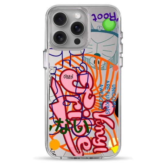 Чохол Pump Clear Case for iPhone 15 Pro Max Vinyl Tribe
