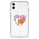 Чохол Pump Transparency Silver Button Case для iPhone 11 Friendship