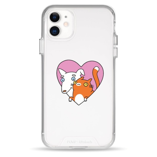 Чохол Pump Transparency Silver Button Case для iPhone 11 Friendship - ціна, характеристики, відгуки, розстрочка, фото 1