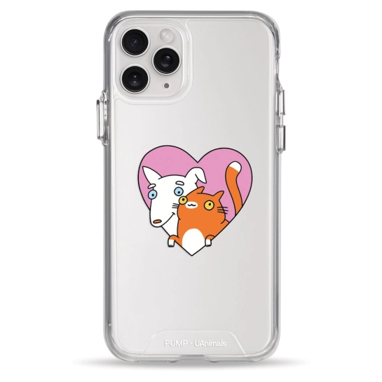 Чохол Pump Transparency Silver Button Case для iPhone 11 Pro Friendship