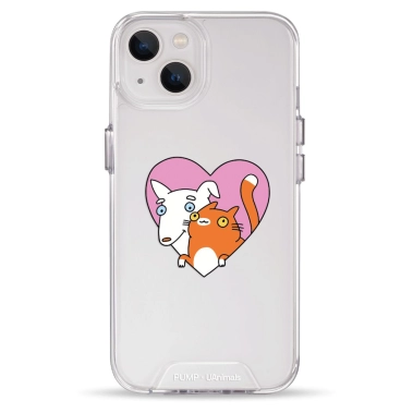 Чохол Pump Transparency Silver Button Case для iPhone 13 Friendship - цена, характеристики, отзывы, рассрочка, фото 1