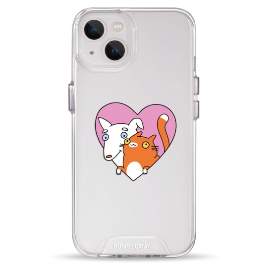 Чохол Pump Transparency Silver Button Case для iPhone 13 Friendship - ціна, характеристики, відгуки, розстрочка, фото 1