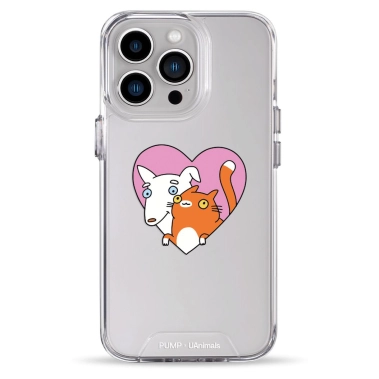 Чохол Pump Transparency Silver Button Case для iPhone 13 Pro Friendship - цена, характеристики, отзывы, рассрочка, фото 1