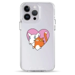 Чохол Pump Transparency Silver Button Case для iPhone 14 Pro Friendship